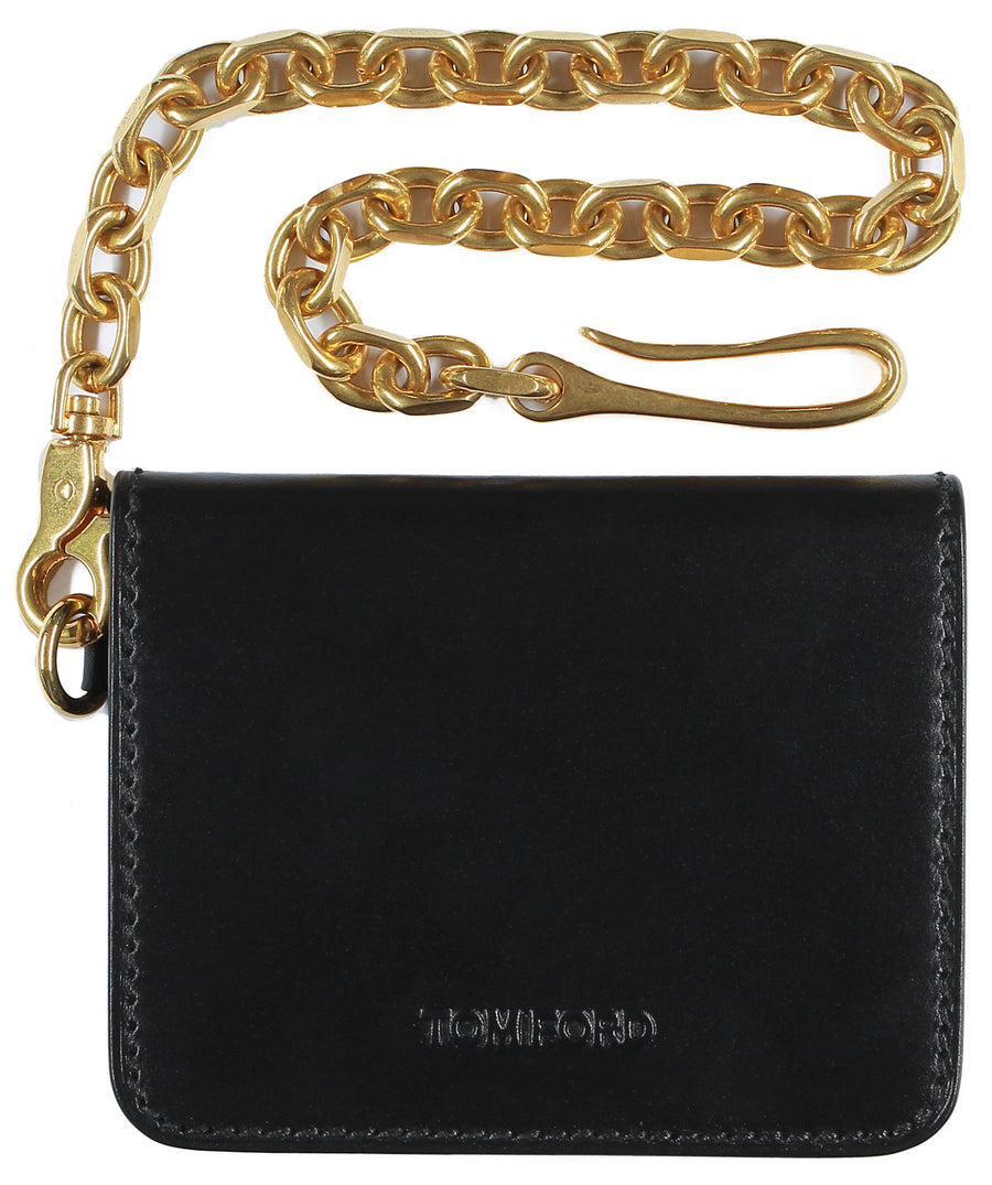 TOM FORD  Chain Leather Wallet Y0215D-UTH