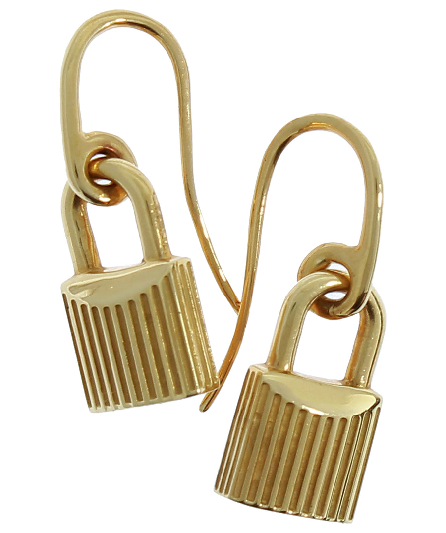 TOM FORD  18k Gold Padlock Earrings JW0648-G18KT