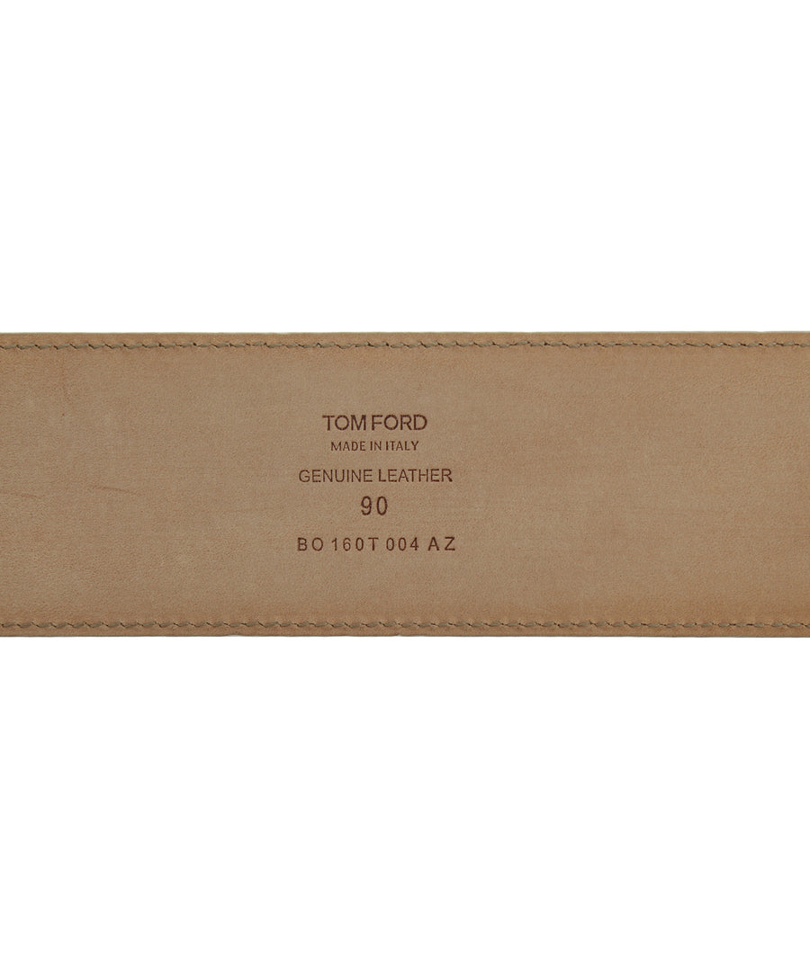 TOM FORD  Genuine Leather T Belt B0160T-CL3