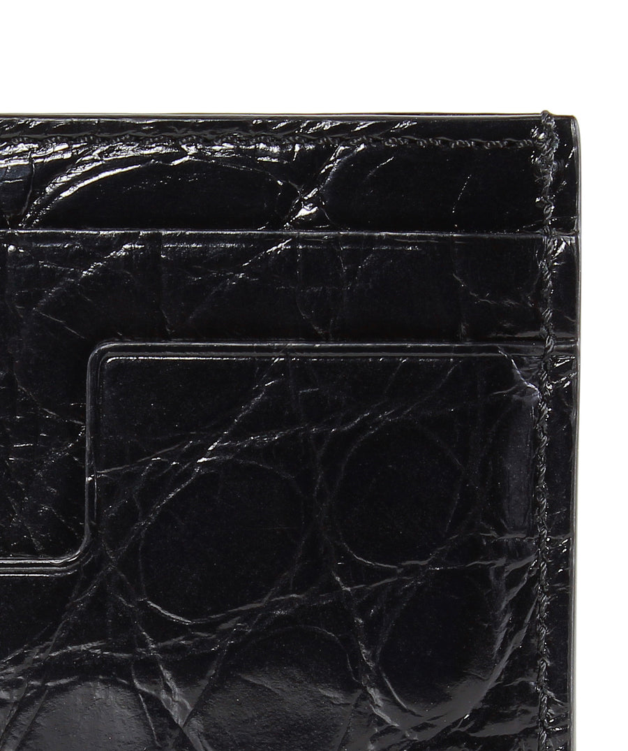 TOM FORD  Classic Alligator Leather Card Holder Y0232T-A23-1