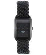 TOM FORD 001 Rectangular Watch TFS001 Braided Strap TFT001-005/TFS001-001-02