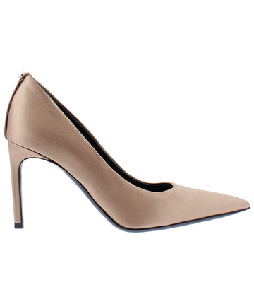 TOM FORD Classic T-Screw Pointed Satin Pumps W2326S-STA