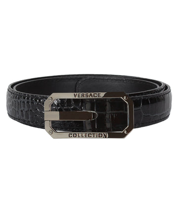 VERSACE Embossed Crocodile Leather Belt V910116-VDA004