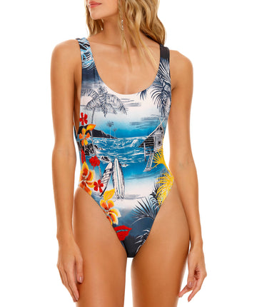 AGUA BENDITA  Tribeca Shaka One Piece Swimsuit 11126