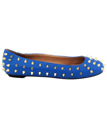 ALEJANDRA G  Cara Spiked Embellished Ballerinas CARA