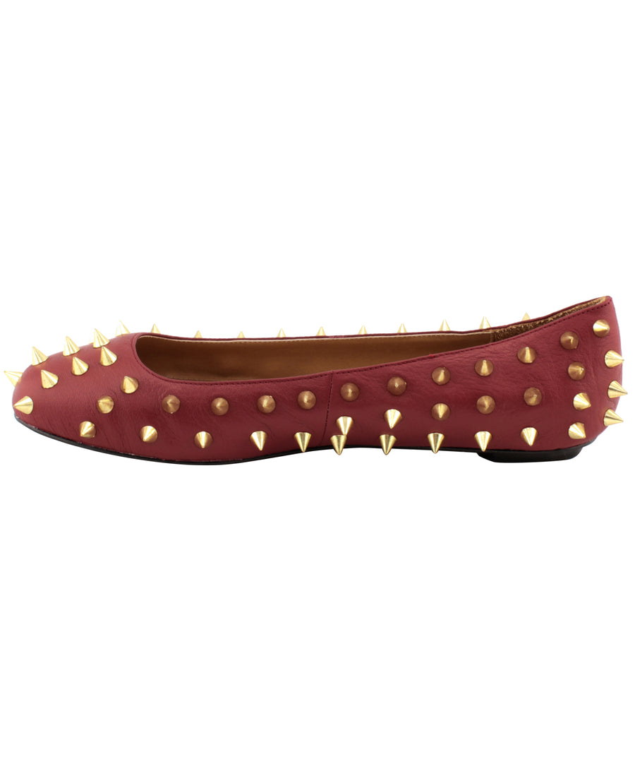 ALEJANDRA G  Cara Spiked Embellished Ballerinas CARA