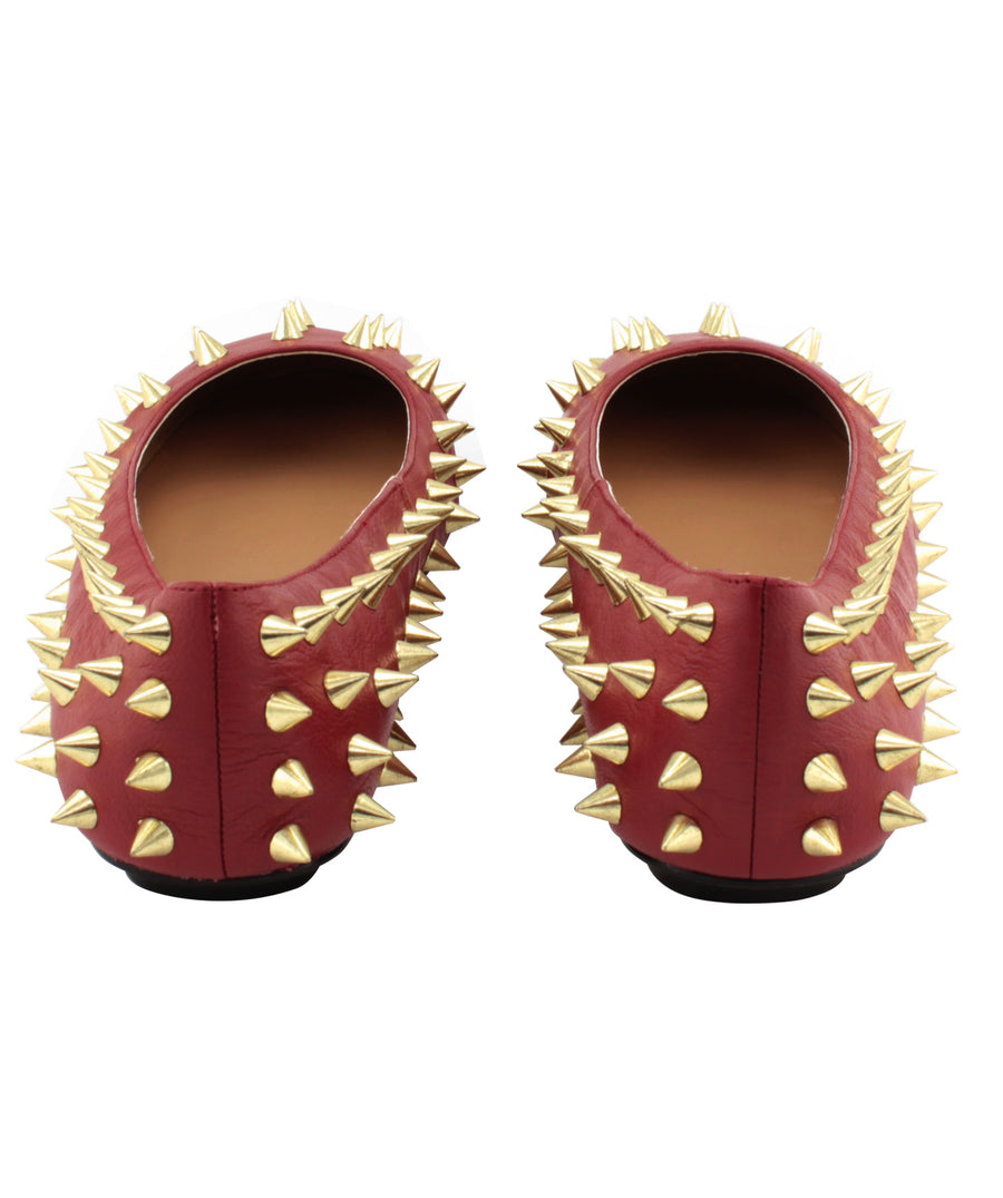 ALEJANDRA G  Cara Spiked Embellished Ballerinas CARA