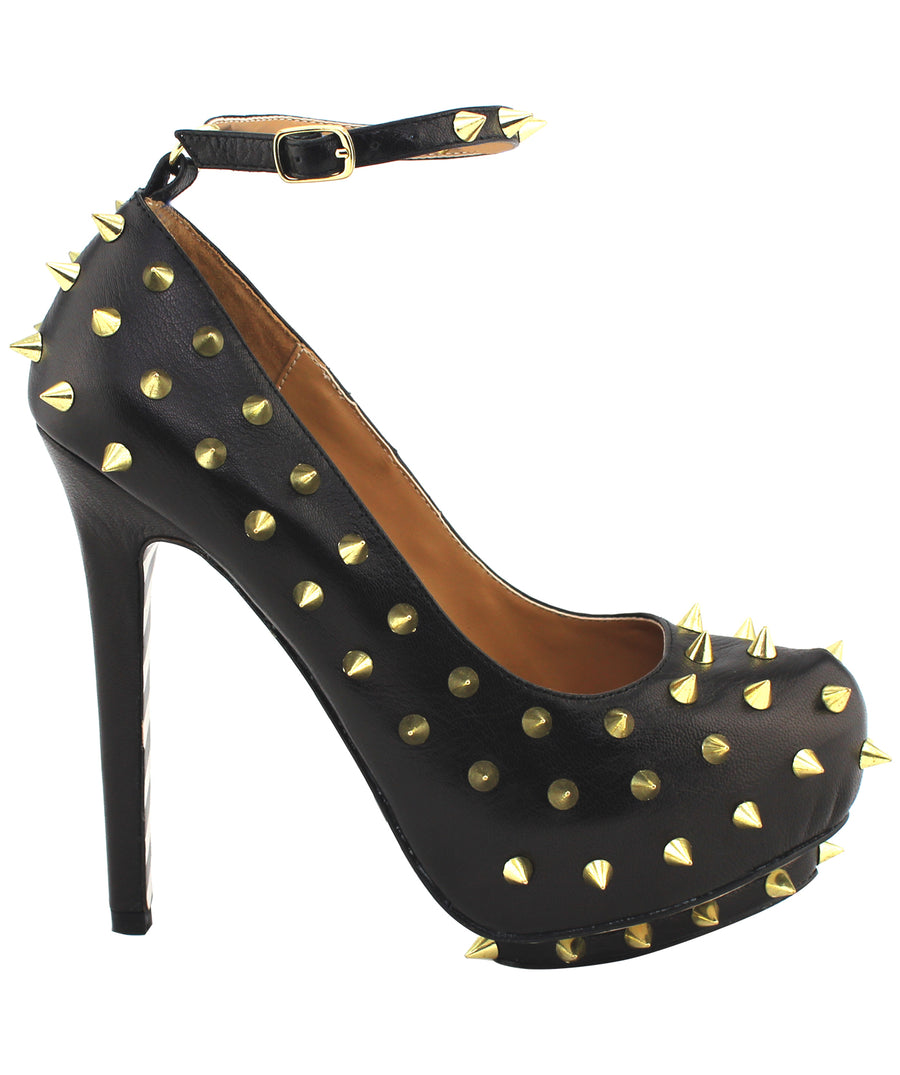 ALEJANDRA G  Setorii Spiked Embellished Platforms SETORII