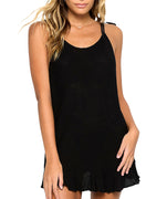 Beach Bunny Swimwear Annika mini black dress