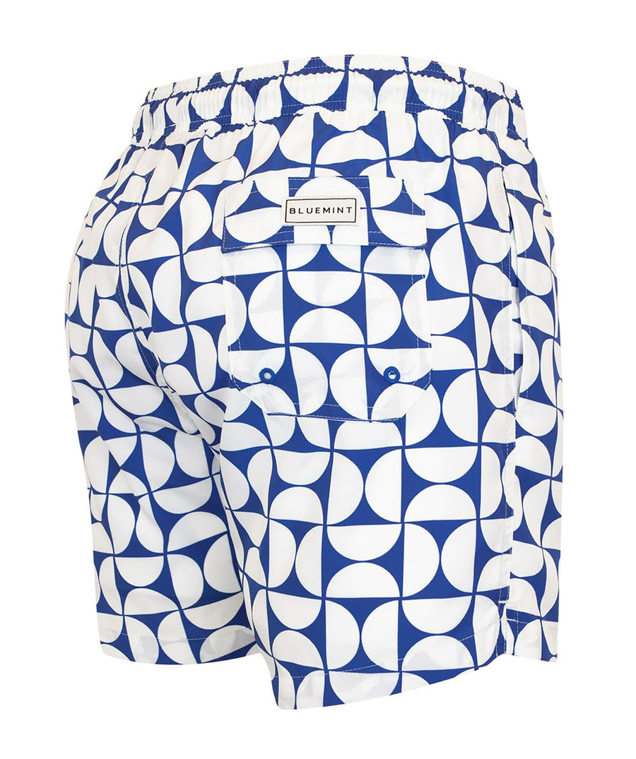 BLUEMINT  Logan Blue Face Swim Shorts LOGAN
