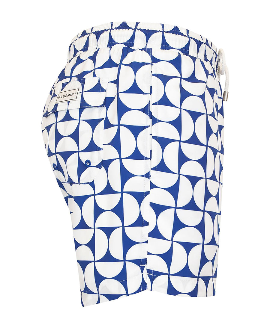 BLUEMINT  Logan Blue Face Swim Shorts LOGAN