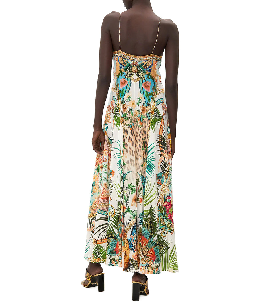 CAMILLA  Royalty Loyalty Long Dress With Tie Front 18901