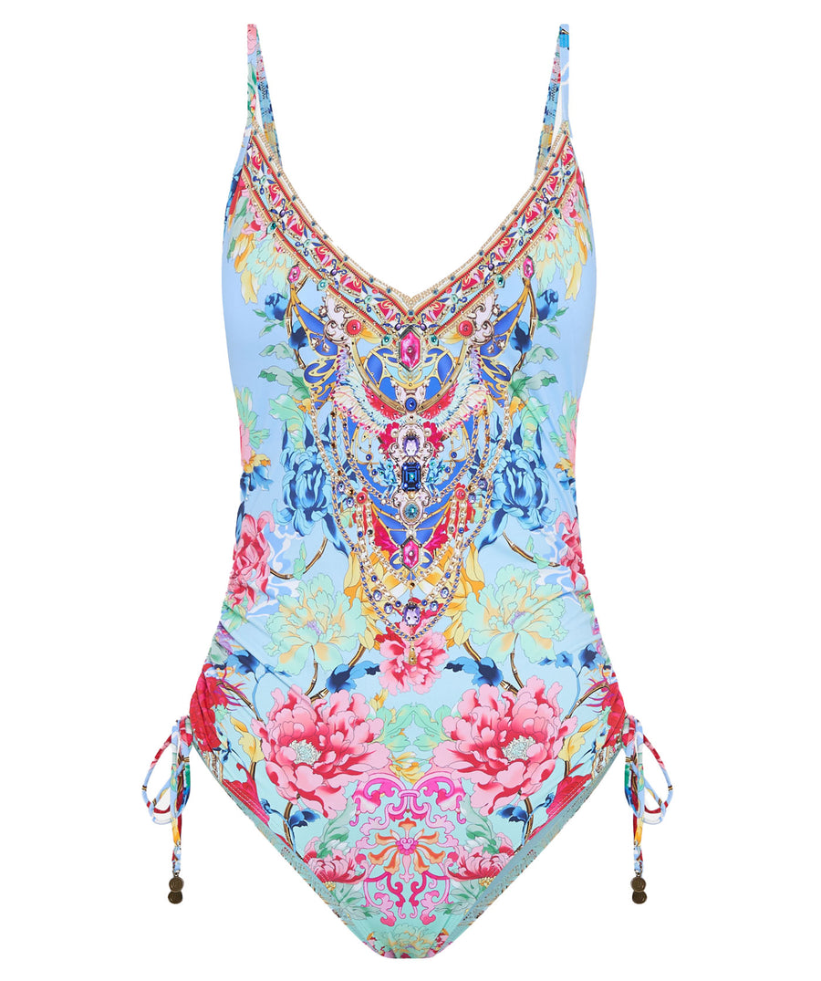 CAMILLA  Go Stag Ruched Side One Piece 19754