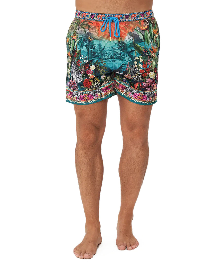 CAMILLA  Untamed Runaway Elastic Waist Boardshort 17516
