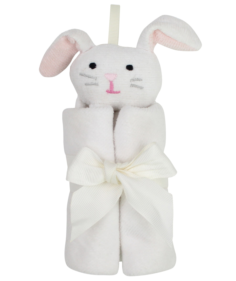 ELEGANT BABY  Bunny Washcloth 83029-B