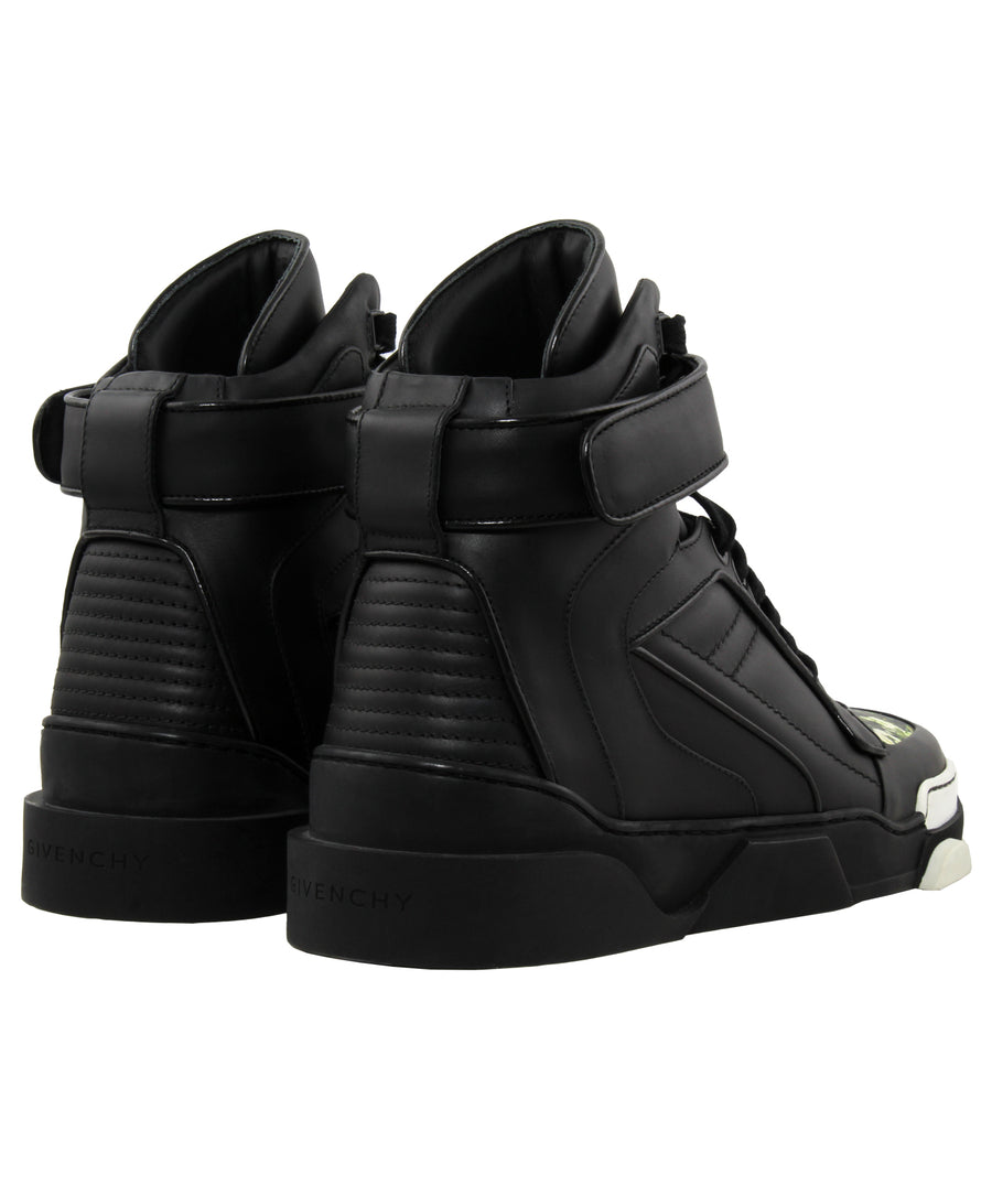GIVENCHY  Tyson Flora Leather High Top Sneakers BM08104808