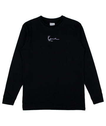 KARL KANI  Small Signature Longsleeve Tee KKMQ22002BLK