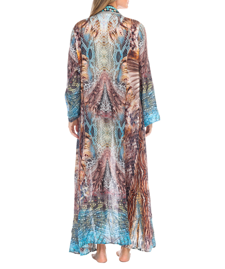LA MODA  Animal Paradise Kimono Cover Up 22006 LC