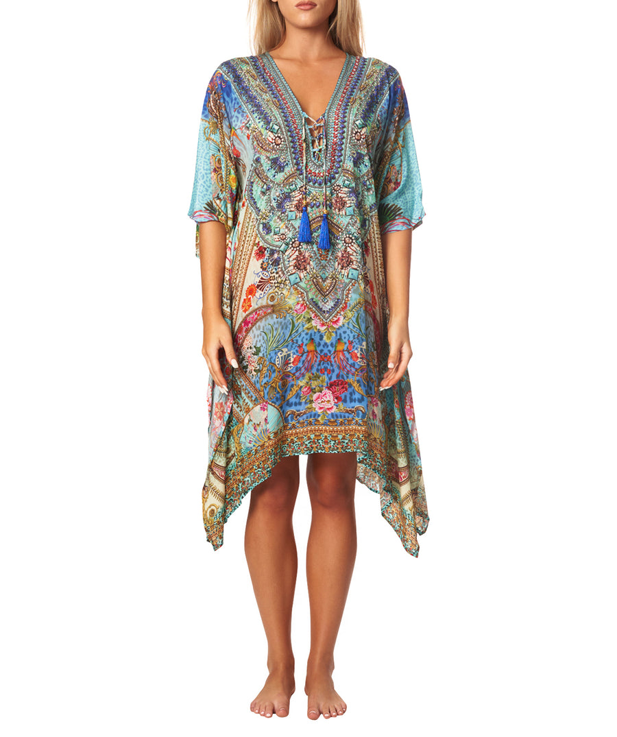LA MODA  Queens Garden Designer Silk Kaftans 23003 RK