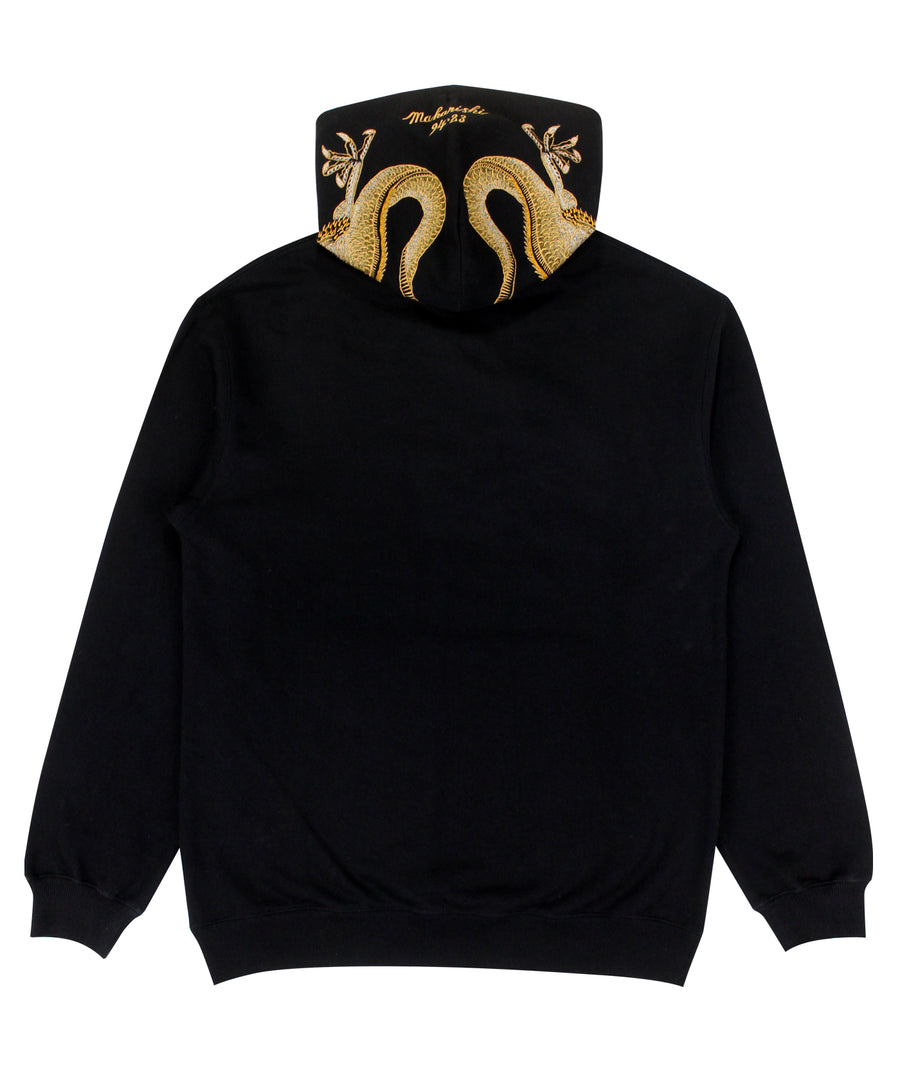 MAHARISHI  Dragon Embroidered Hooded Sweat 350MH4212