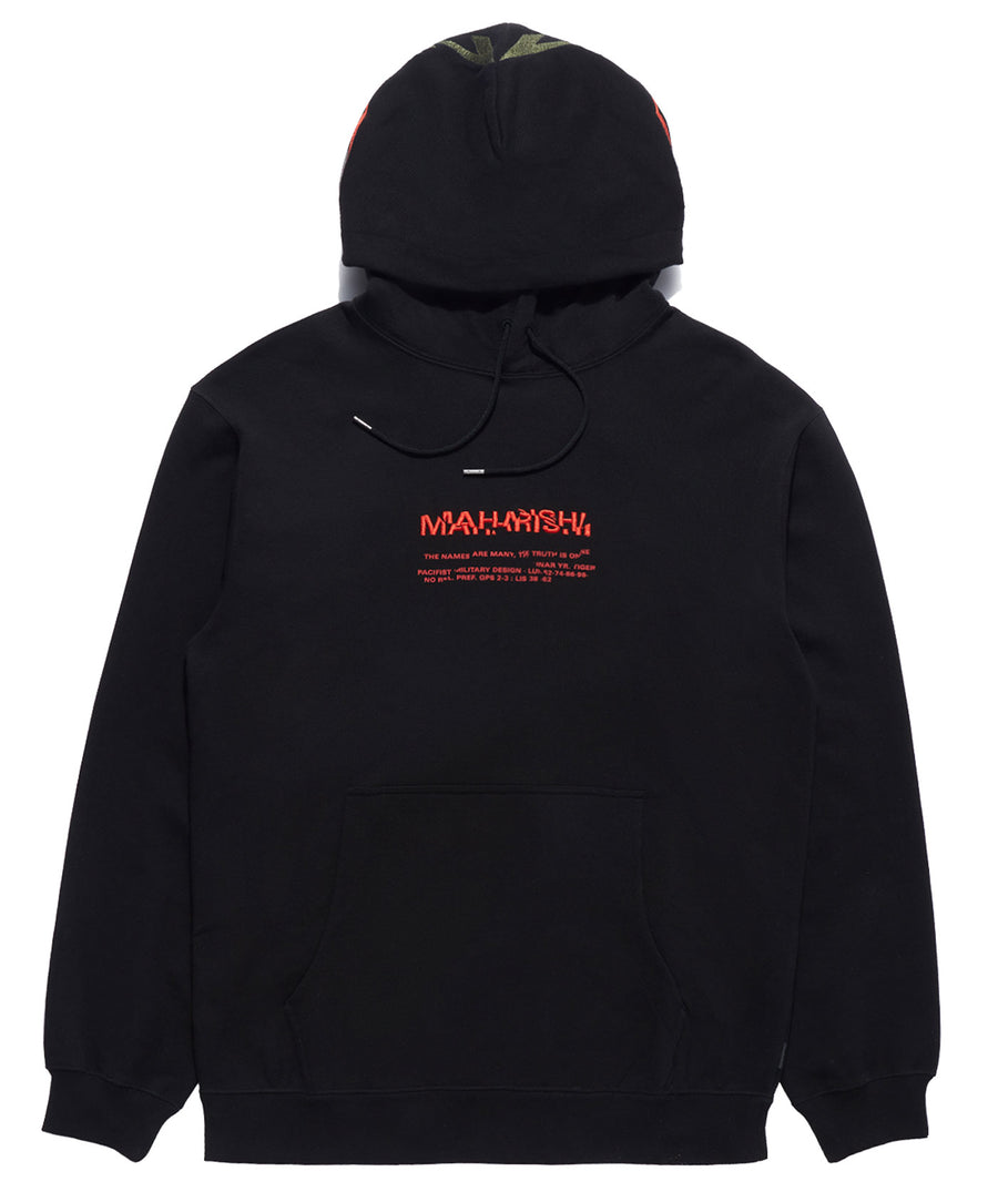 MAHARISHI  Cubist Dragon Hooded Sweat 350MH4019