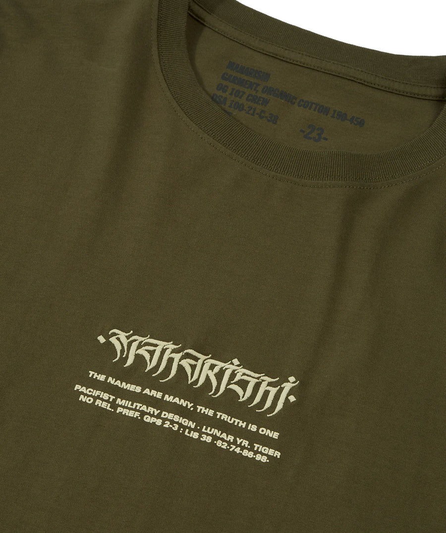 MAHARISHI  Tibetan Miltype T-shirt 302MH9808