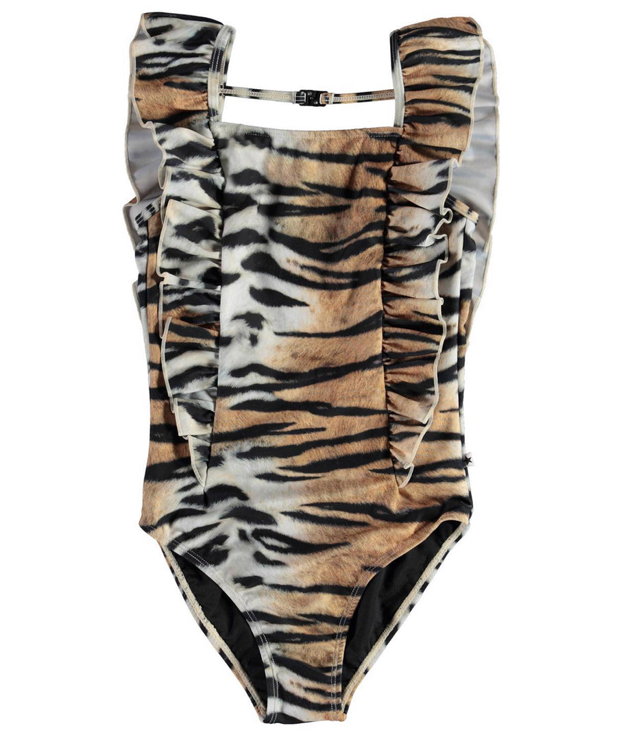 MOLO  Tiger Stripes Nathalie One Piece Swimsuit 8S22P507