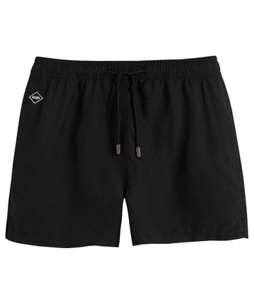 NIKBEN  Plain Black Swim Shorts 1001