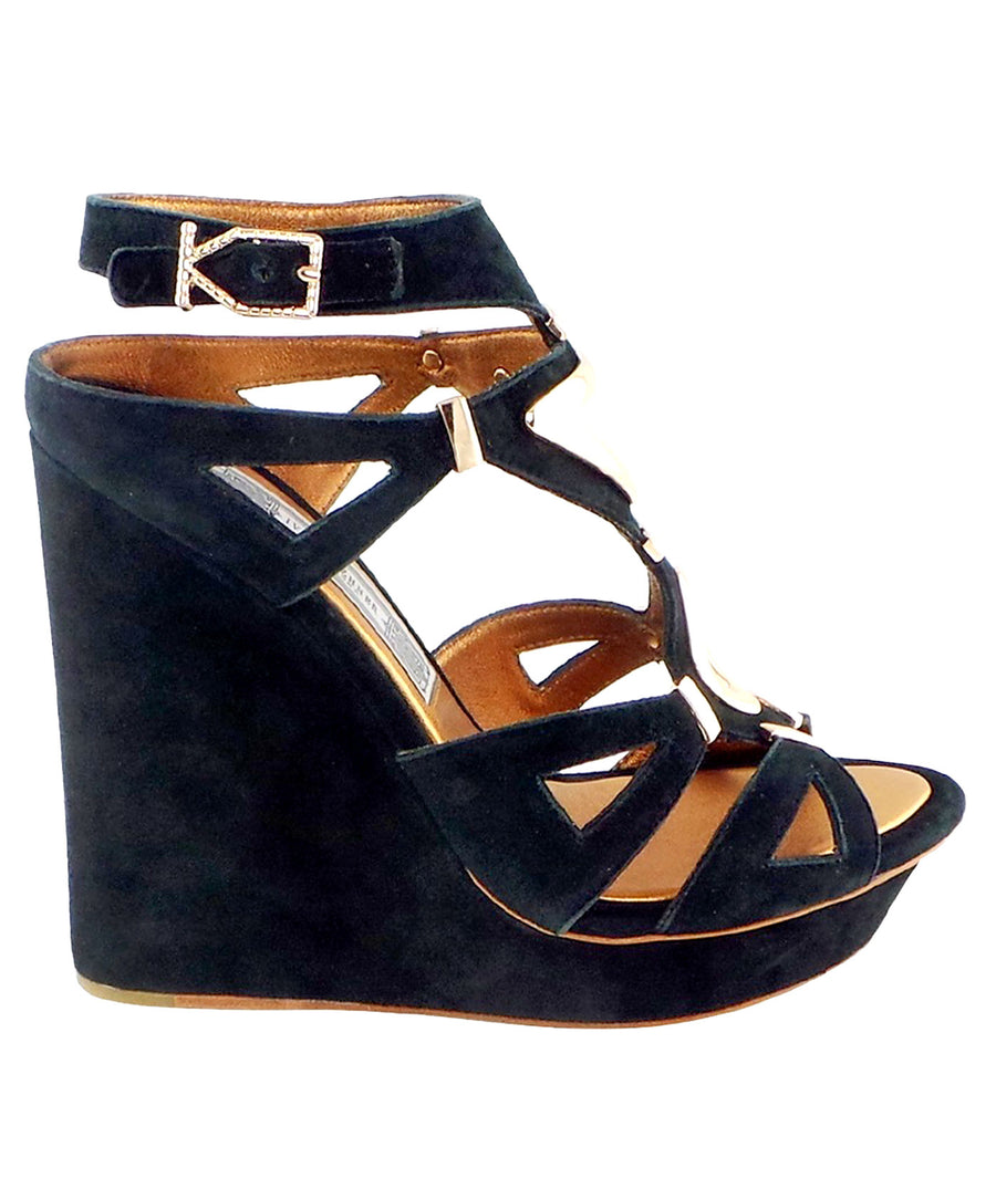 IVY KIRZHNER  Nile Suede Wedges NILE
