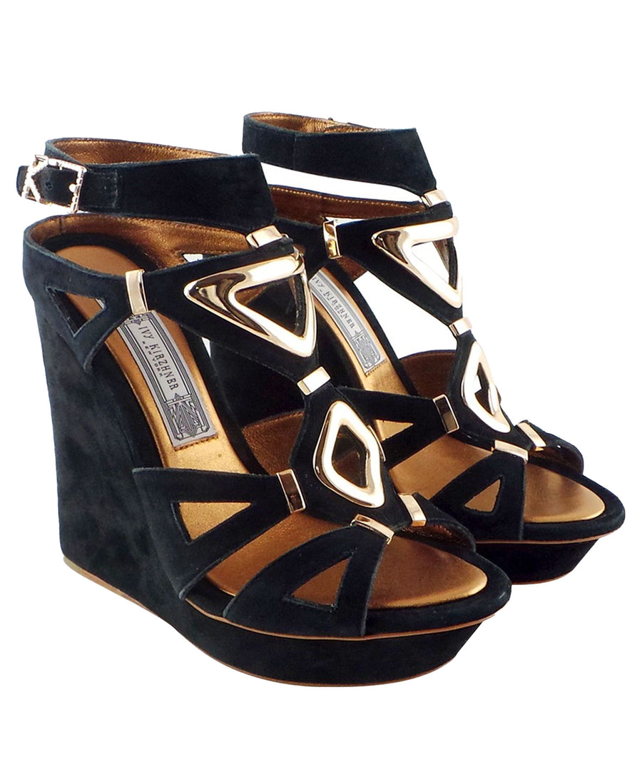 IVY KIRZHNER  Nile Suede Wedges NILE