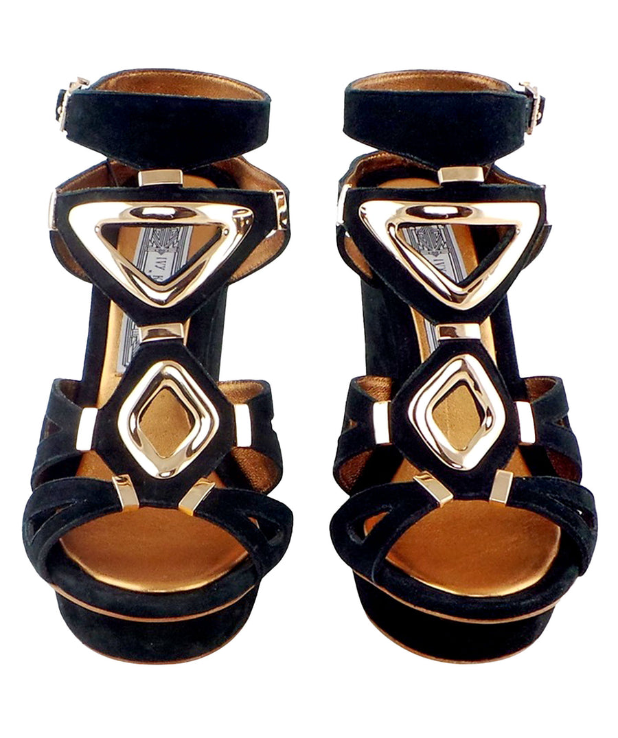 IVY KIRZHNER  Nile Suede Wedges NILE