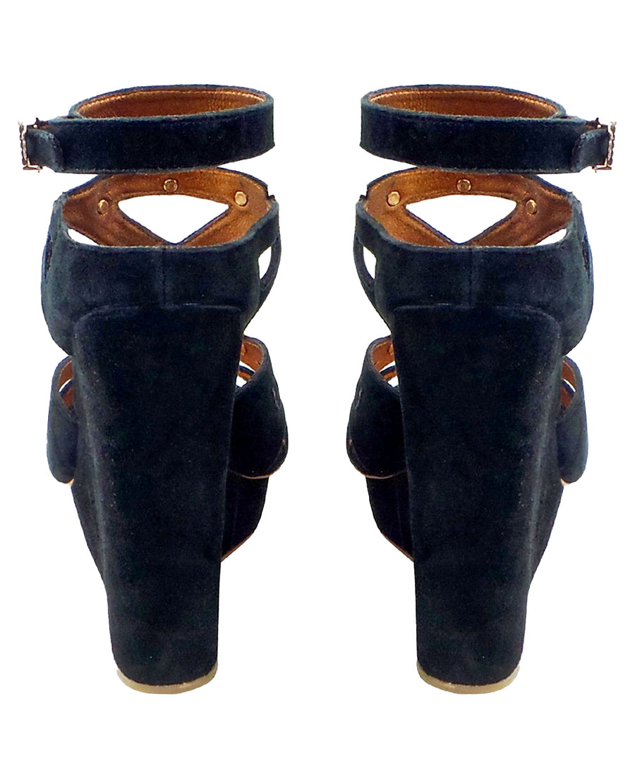 IVY KIRZHNER  Nile Suede Wedges NILE