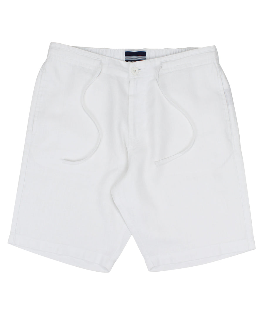PIER ST BARTH  Barbuda Linen Shorts BARBUDA