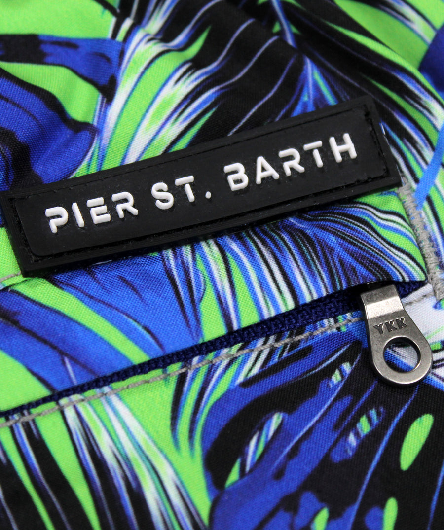 PIER ST BARTH  Leaves Cannes Swim Shorts CANNES-LEAVES