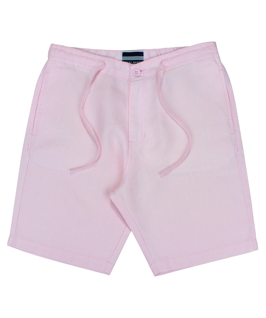 PIER ST BARTH  Barbuda Linen Shorts BARBUDA
