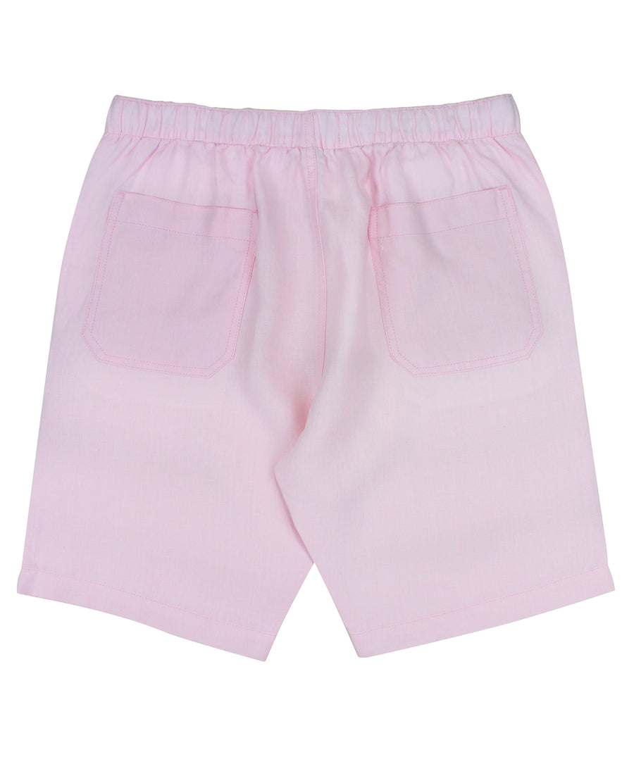 PIER ST BARTH  Barbuda Linen Shorts BARBUDA