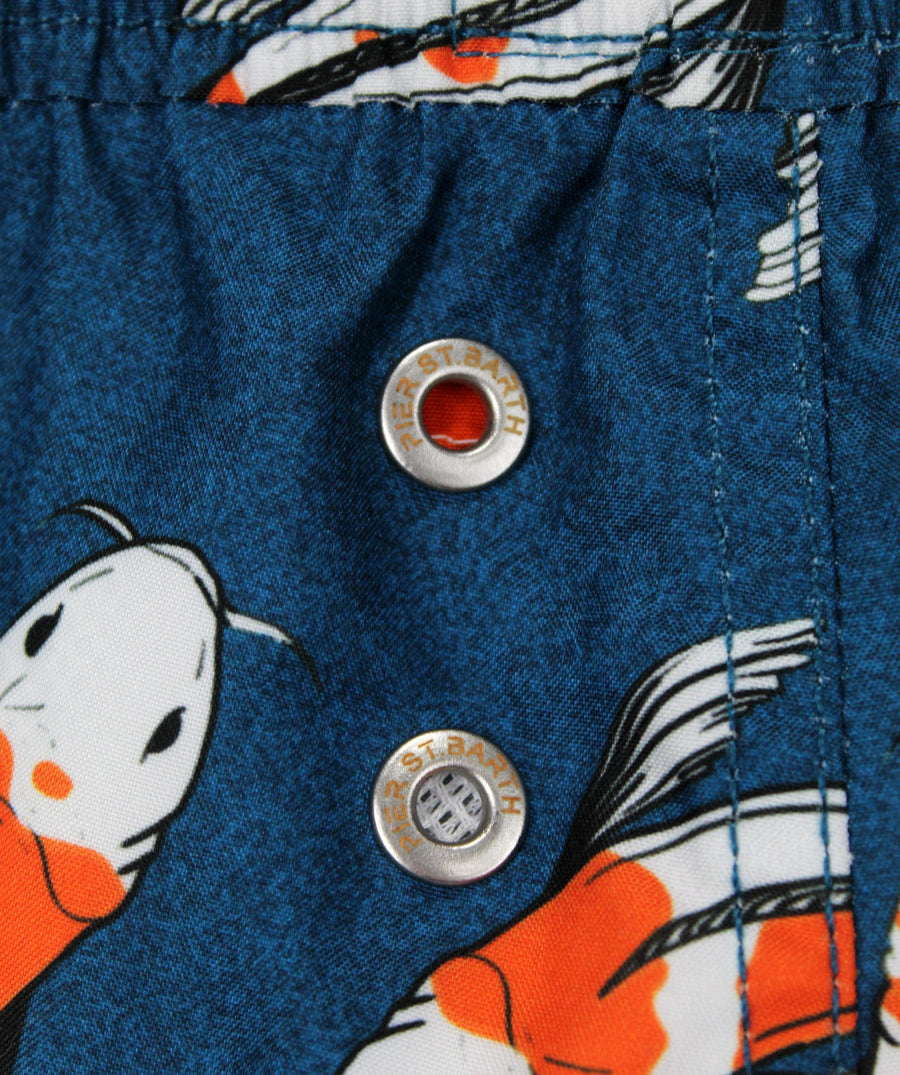 PIER ST BARTH  Koi Pier Swim Shorts PIER-KOI