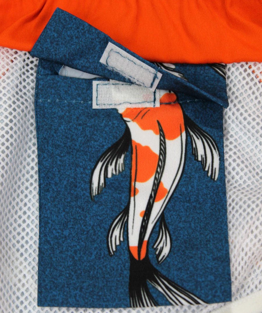 PIER ST BARTH  Koi Pier Swim Shorts PIER-KOI