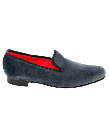 MATTHEW COOKSON  Classic Velvet Slippers 120MTWPLN