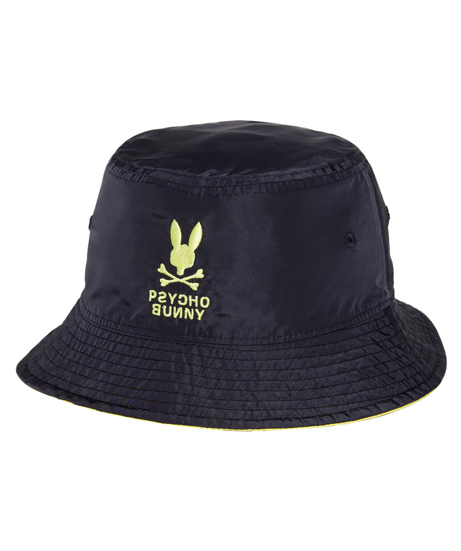 PSYCHO BUNNY  Lloyds Reversible Bucket Hat B6A624X1HT
