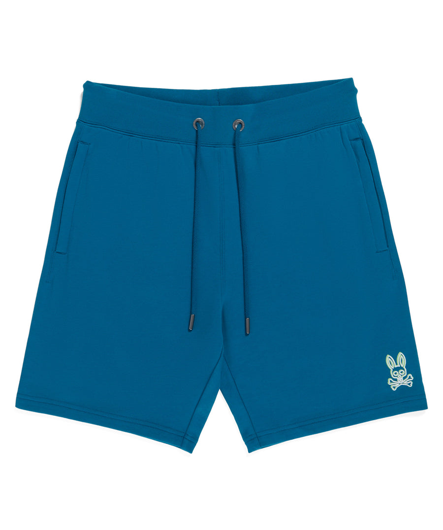 PSYCHO BUNNY  Gresham Embroidered Sweat Shorts B6R161W1FT