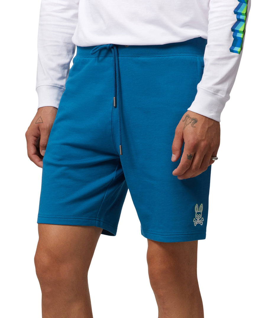 PSYCHO BUNNY  Gresham Embroidered Sweat Shorts B6R161W1FT