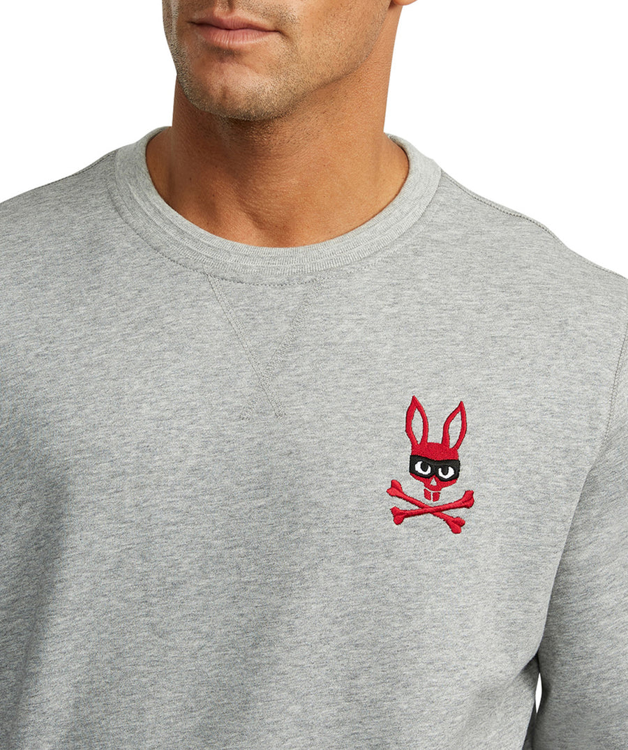 PSYCHO BUNNY  Rawson Mischief Bunny Sweatshirt B6S482G1FL