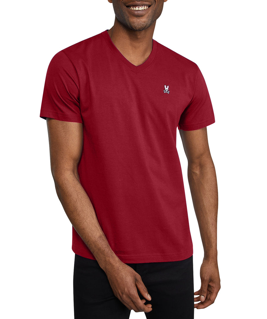 PSYCHO BUNNY  Classic V-Neck T-Shirt B6U100Q1PC