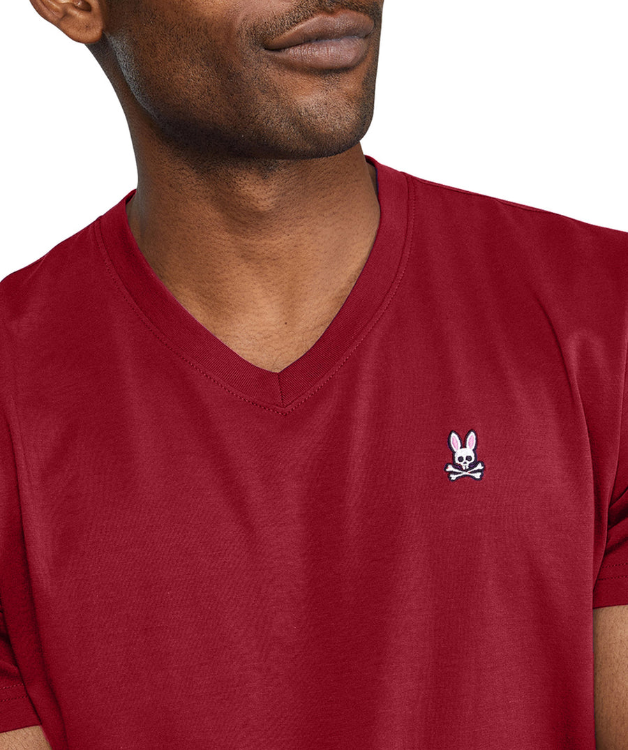 PSYCHO BUNNY  Classic V-Neck T-Shirt B6U100Q1PC
