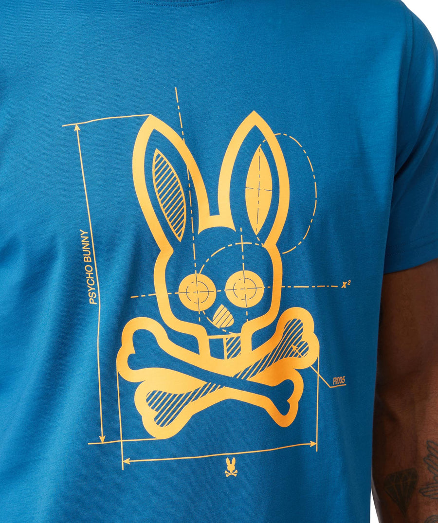 PSYCHO BUNNY  Depoe Graphic T-Shirt B6U115W1PC