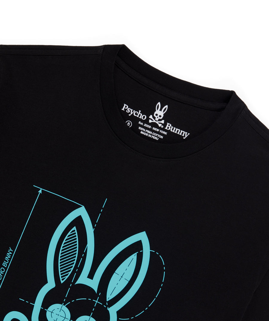 PSYCHO BUNNY  Depoe Graphic T-Shirt B6U115W1PC