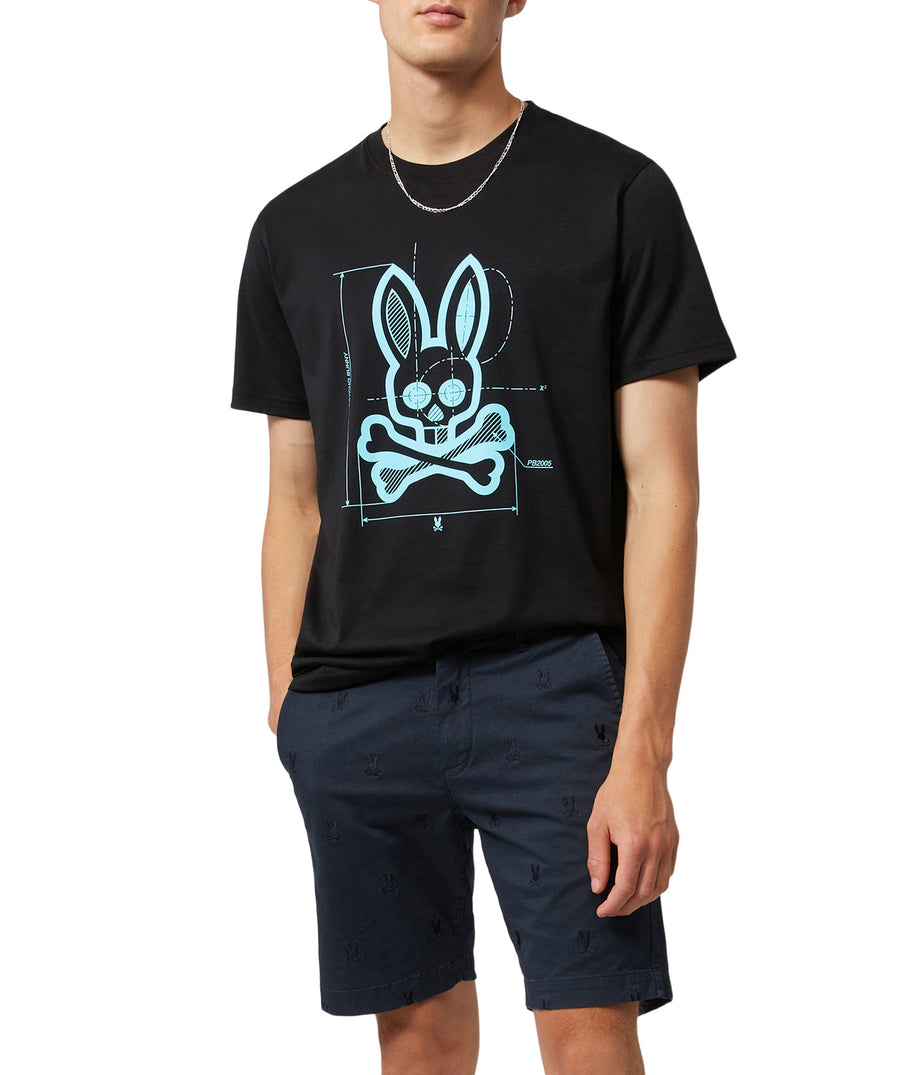 PSYCHO BUNNY  Depoe Graphic T-Shirt B6U115W1PC