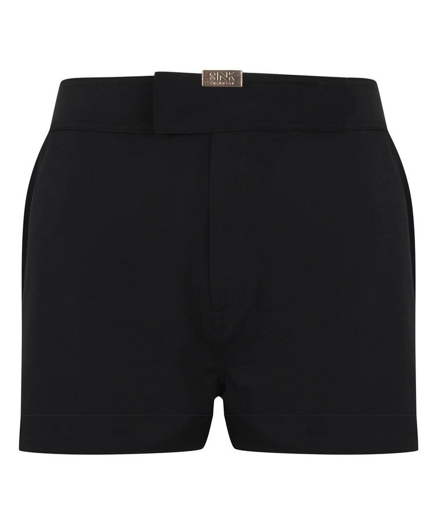 SINK  Tailored Encore Black Swim Shorts SINKM10010