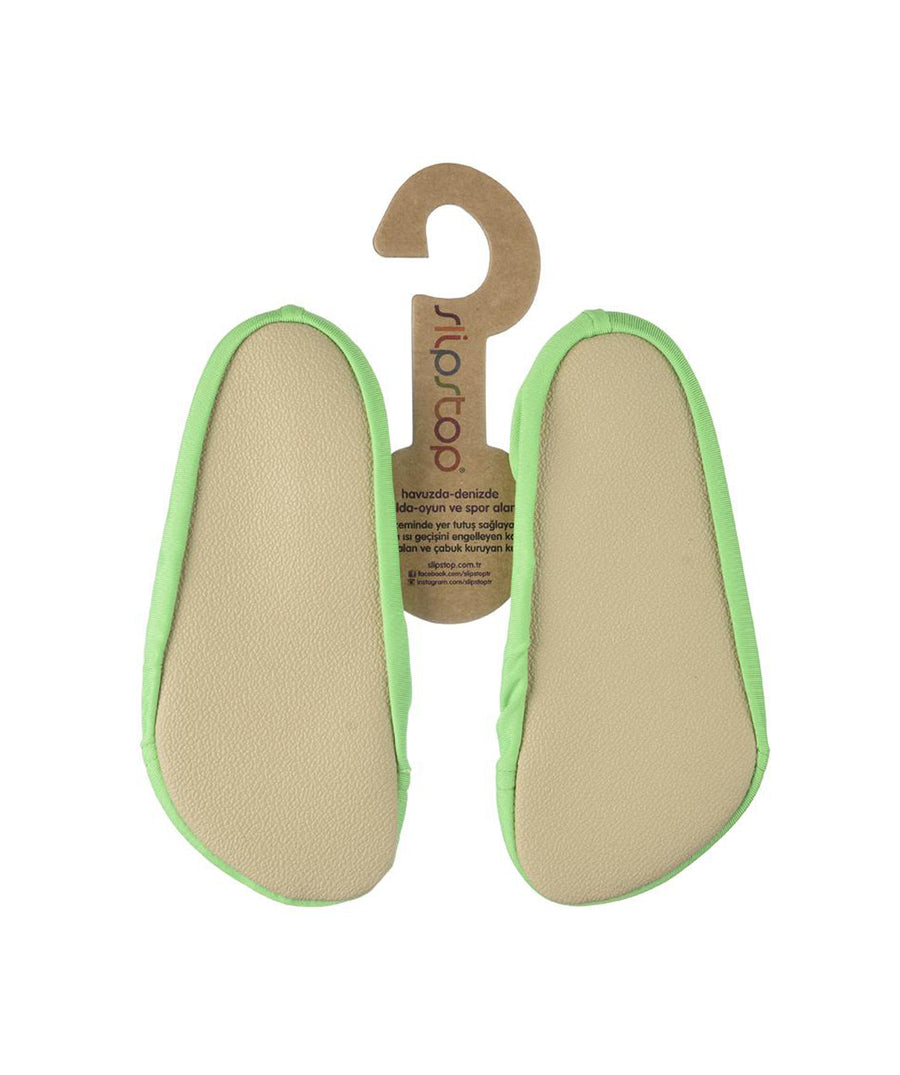 SLIPSTOP  Neon Green Junior Beach Shoes SS20120253